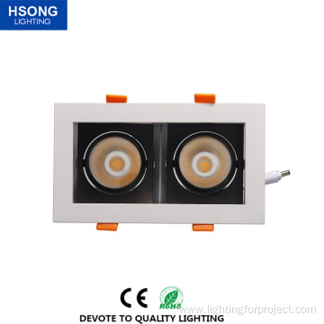 square cob downlight customized 2*7w